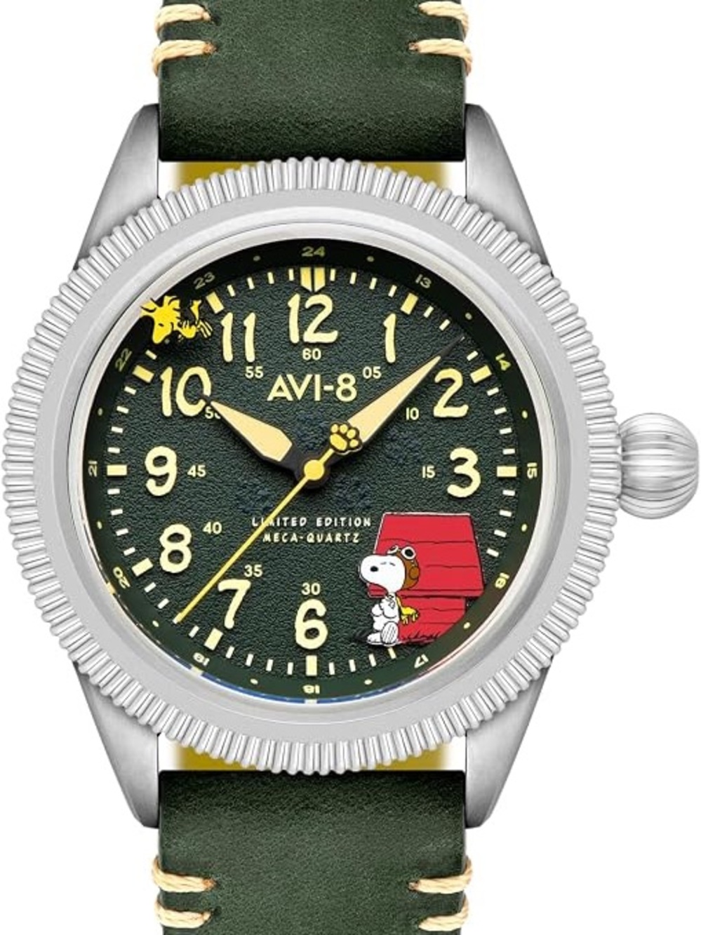 AVI-8 Flyboy Airmaster 40 Meca-Quartz Peanuts Snoopy Flying Ace Watch